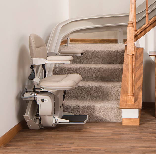 best rated curved stairlift in Tempe AZ cost chairlift price